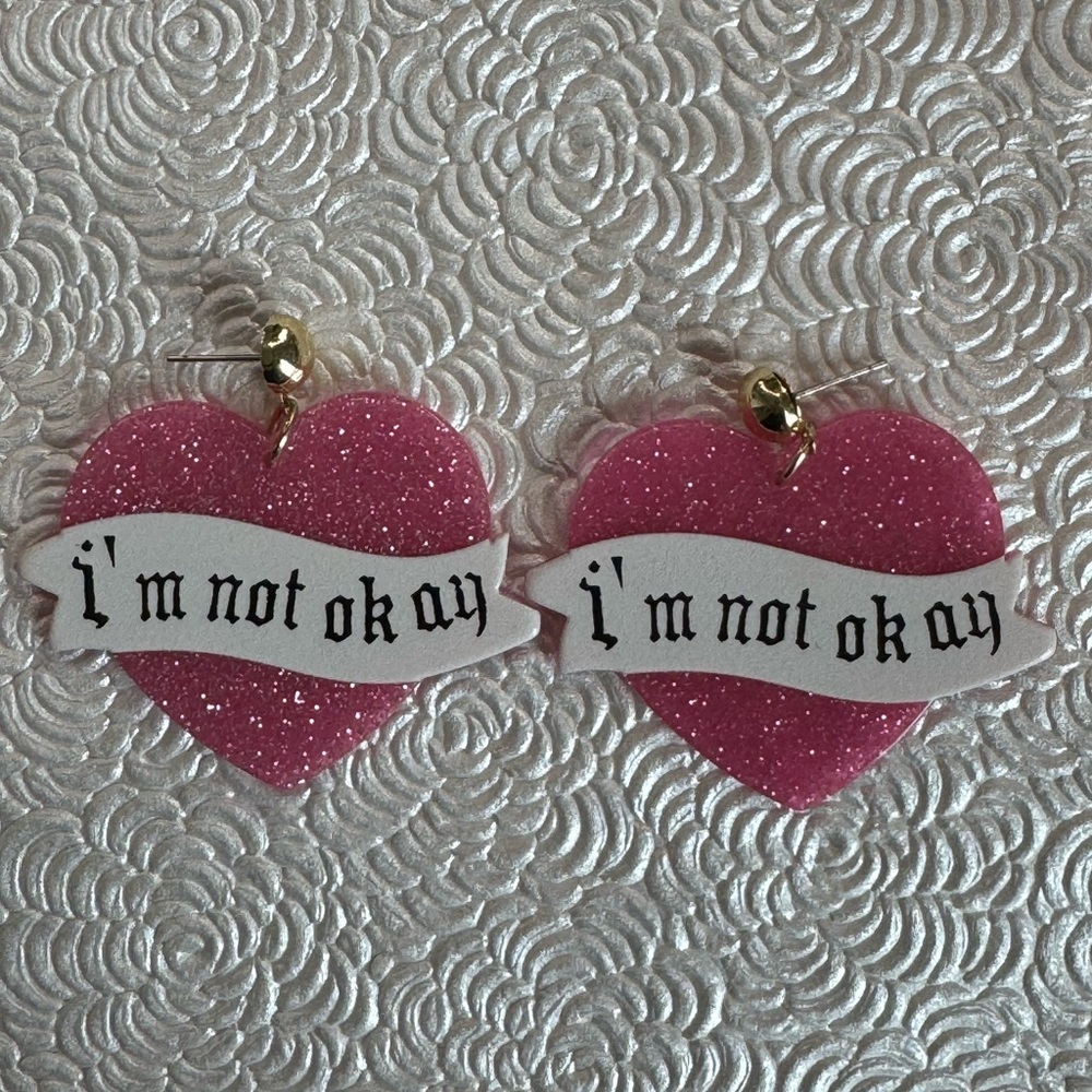 My chemical romance MCR I’m not okay earrings